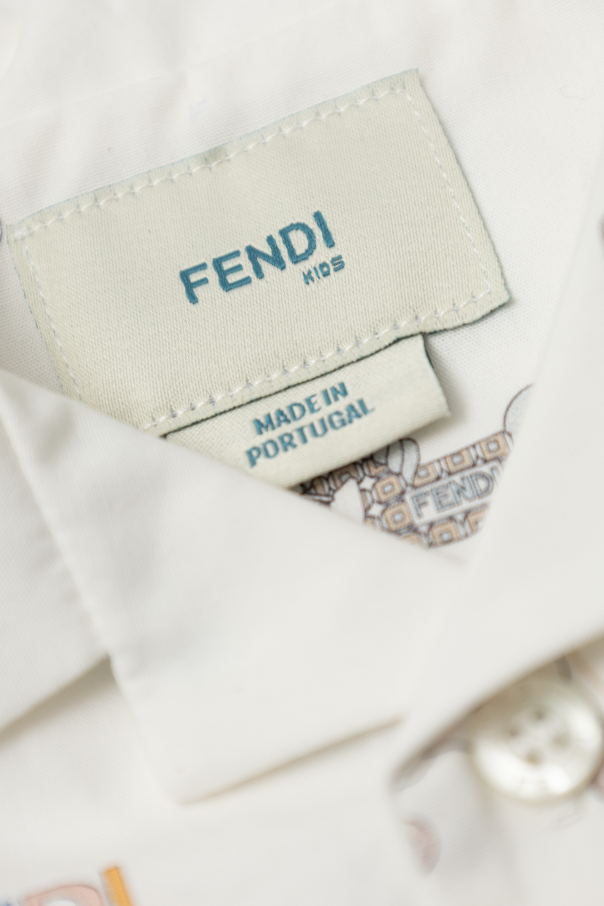 Fendi Kids Shirt with print