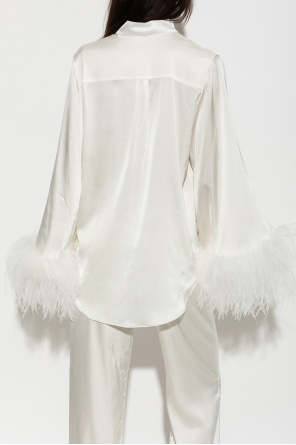 Oseree Shirt with feathers
