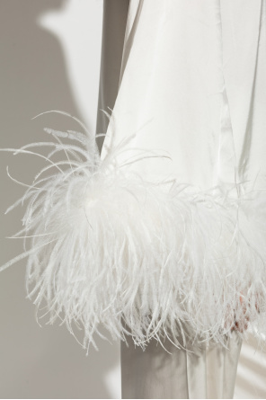 Oseree Shirt with feathers
