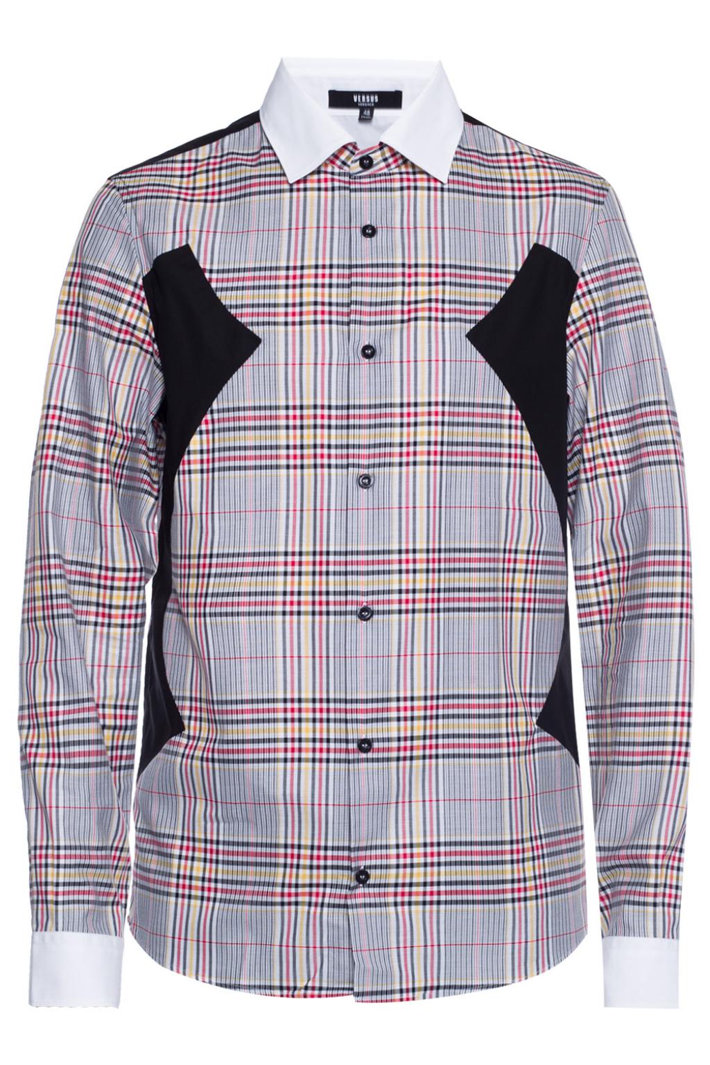 versace checkered shirt