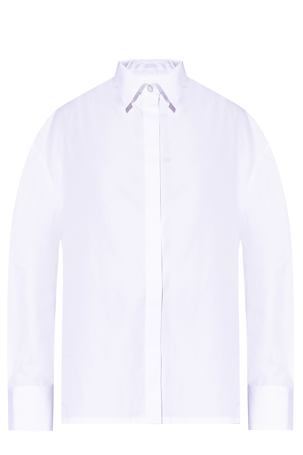 givenchy belt Shirt with concealed placket