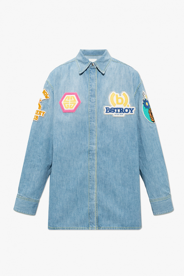Givenchy Patched denim shirt