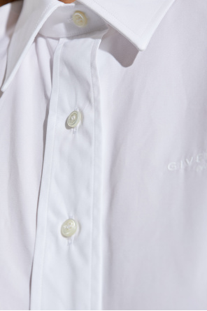 Givenchy Baumwollhemd mit gesticktem Logo