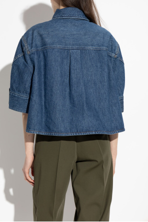 Givenchy Casaco de ganga curto