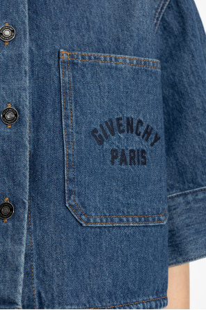 Givenchy Casaco de ganga curto