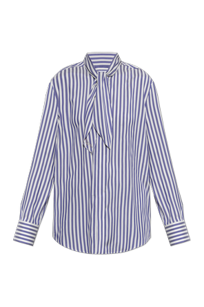 Camisa de seda a rayas