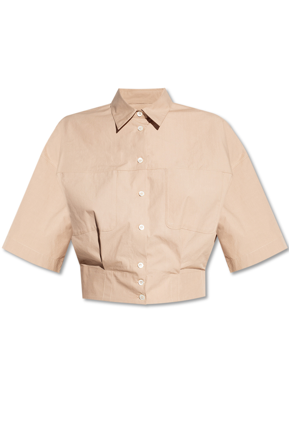 VbjdevelopmentsShops Comoros - padded high neck jacket Nude - Cropped shirt  Bear-print Ambush