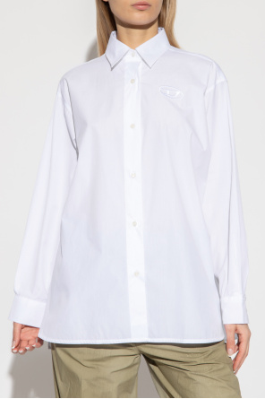 Diesel ‘C-BRUCE-B’ cotton embroidery shirt