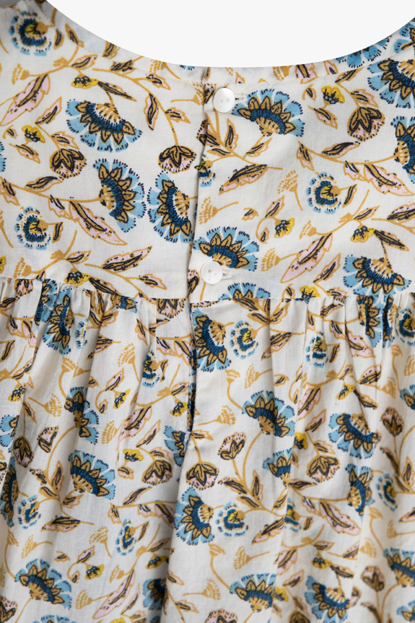 Bonpoint  Floral corduroy-clad shirt