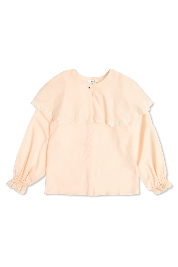 Shirt with a wide collar, zdjęcie 1 Shirt with a wide collar od Chloé Kids