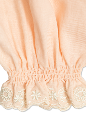 Chloé Kids Shirt with a wide collar