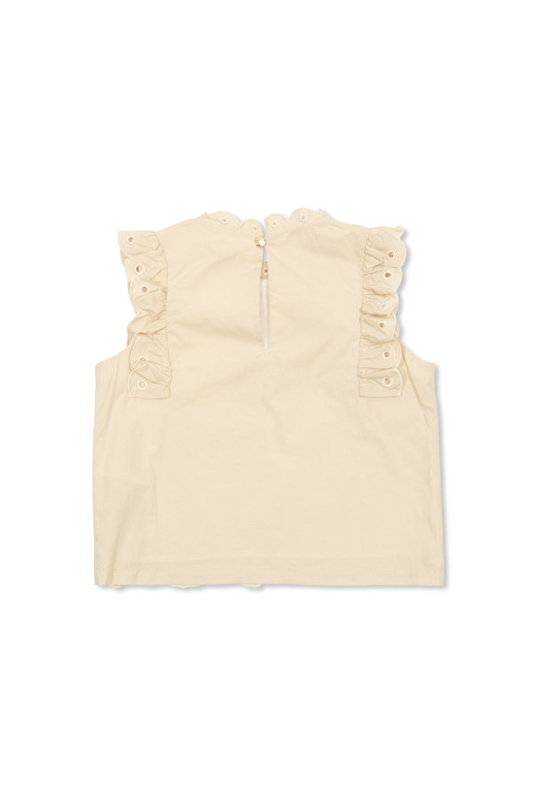 Chloé Kids Turtleneck with application logo