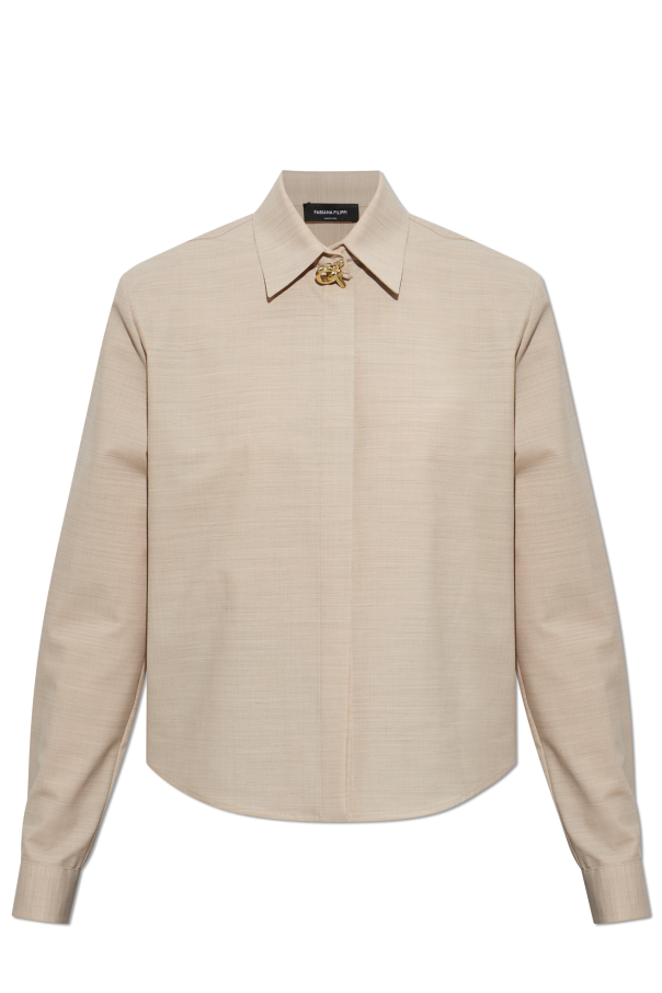 Shirt with applique od Fabiana Filippi