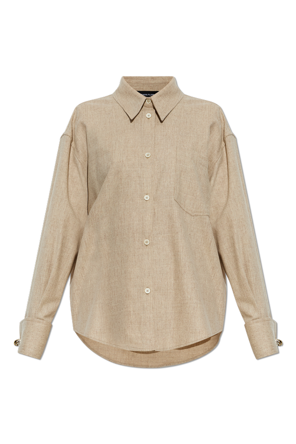 Wool Shirt with Pocket od Fabiana Filippi