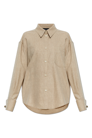 Camisa de lã com bolso