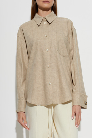Fabiana Filippi Wool Shirt with Pocket