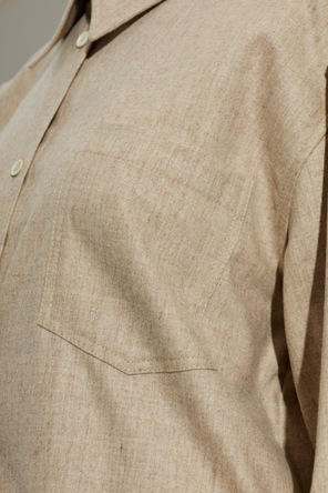 Fabiana Filippi Wool Shirt with Pocket