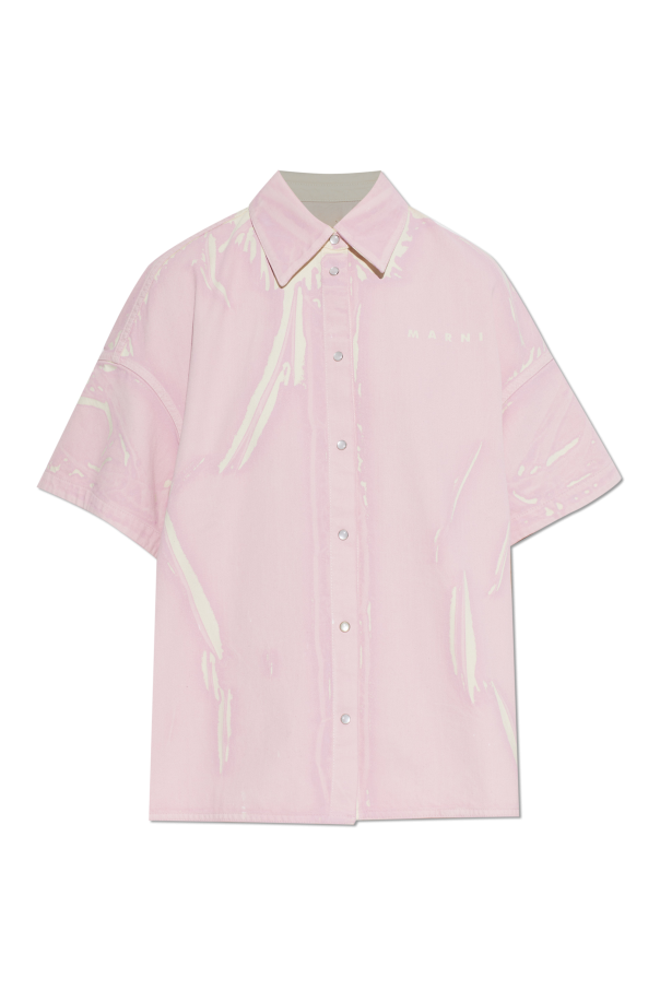 Denim short-sleeve shirt od Marni