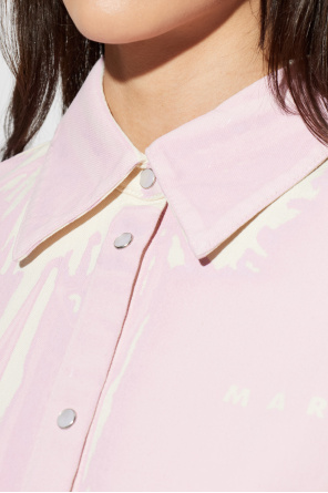 Marni Camisa vaquera de manga corta
