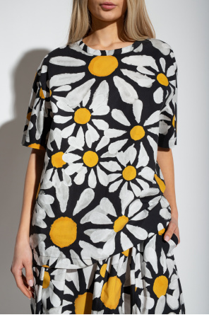 Marni Top with floral motif