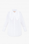 Marni satin-effect puff-sleeve blouse