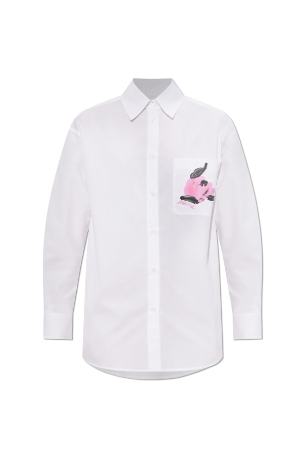 'Oversize' shirt with pocket od Marni