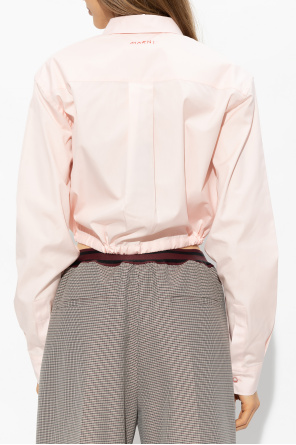 Marni Cropped cotton shirt