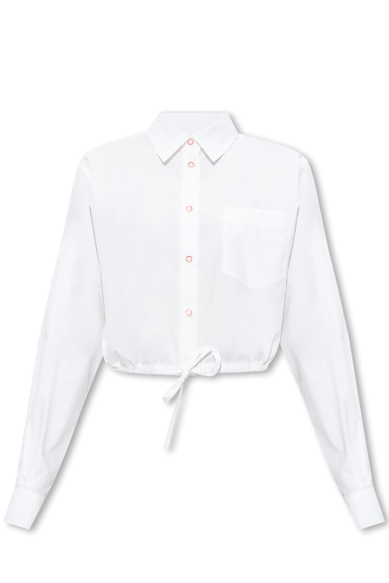 Marni logo-embroidered shirt jacket - Neutrals