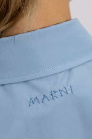 Marni glasses marni logo-printed tote bag