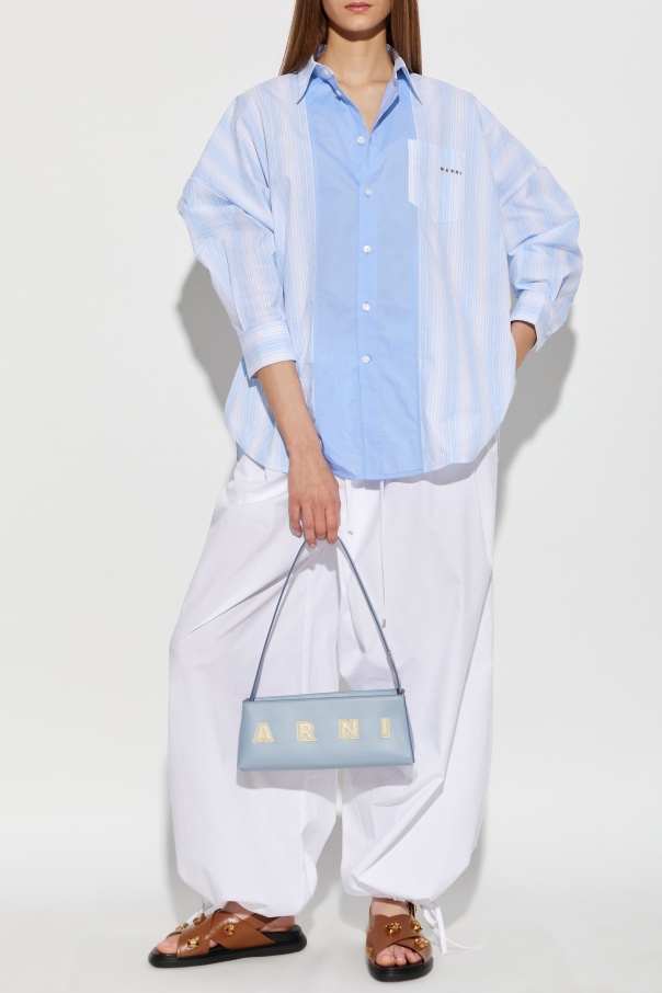 Marni Asymmetrical cut shirt
