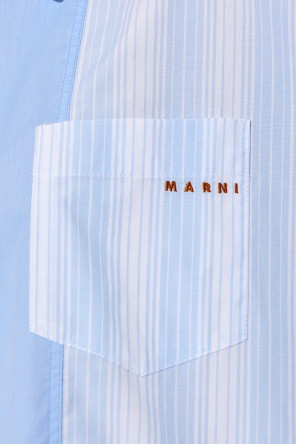 Marni Asymmetrical cut shirt