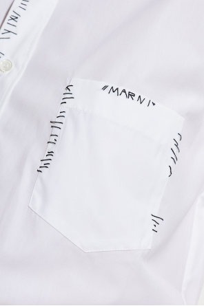 Marni Shirt with decorative stitching