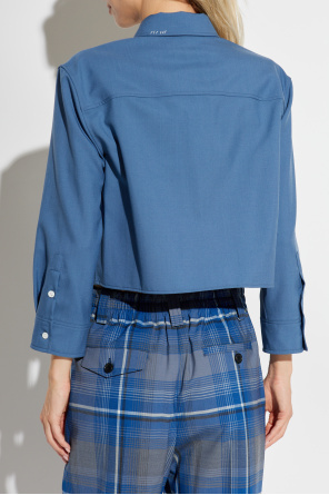 Marni Short shirt with decorative stitching