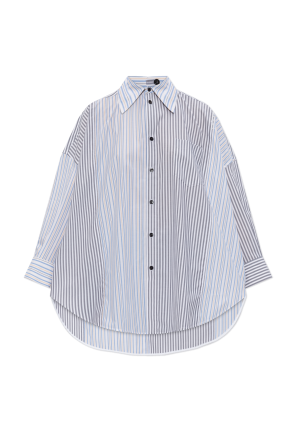 Shirt with stripe pattern