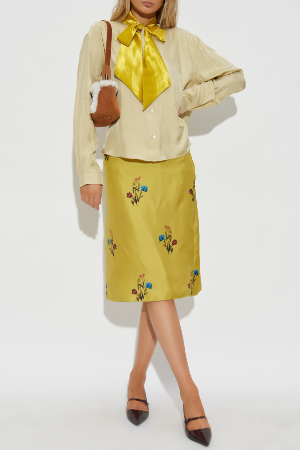 Marni Bluse mit dekorativer Schleife