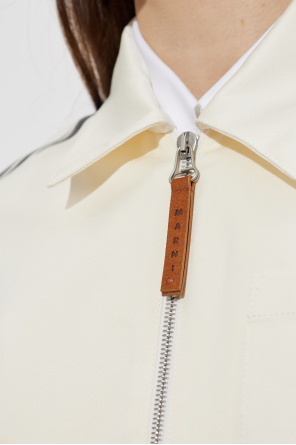 Marni Chaqueta de algodón con bolsillo