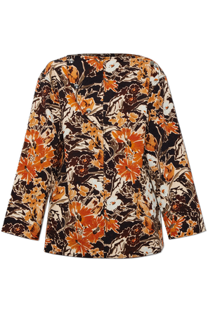 Floral motif top