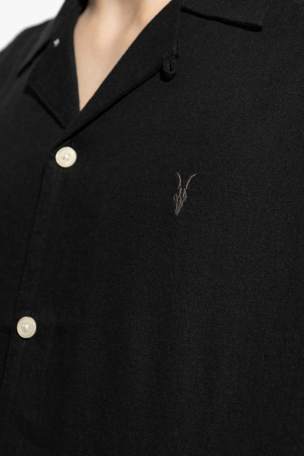 AllSaints ‘Canal’ shirt with Ramskull | Men's Clothing | Vitkac