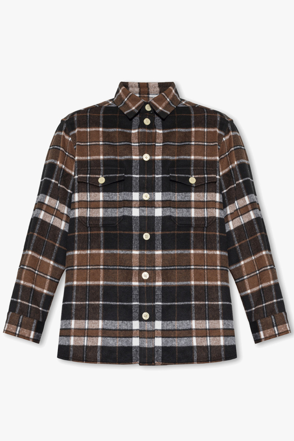 AllSaints ‘Caribou’ checked cropped shirt