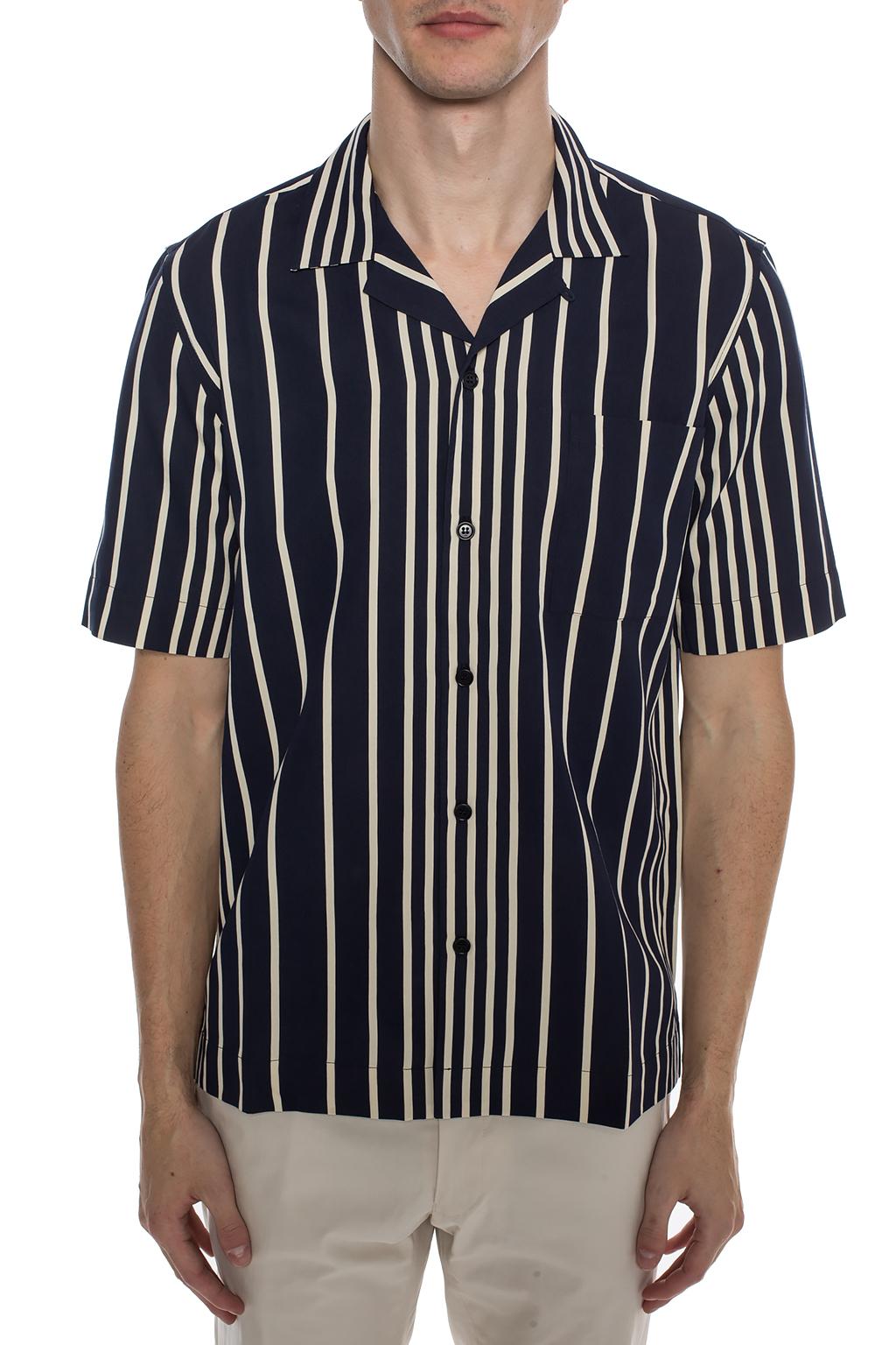 dries van noten striped shirt