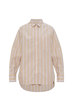 Shirt with striped pattern