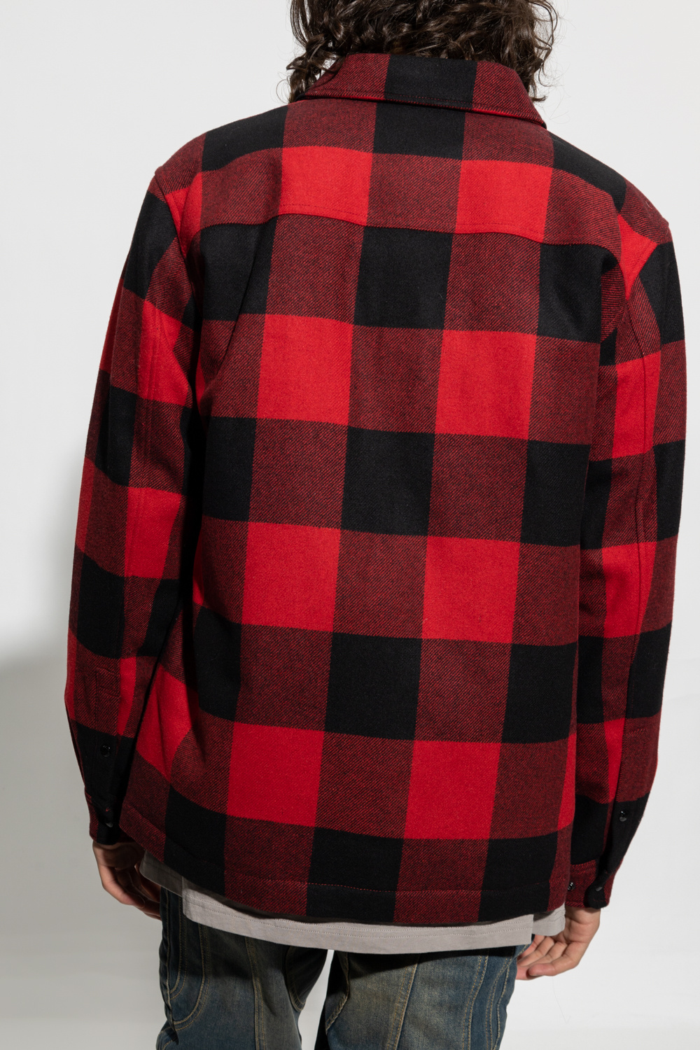 Woolrich Checked puffer jacket