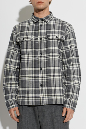 Woolrich Bavlnená košeľa s károvaným vzorom