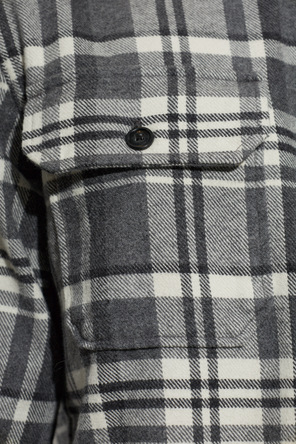 Woolrich Bavlnená košeľa s károvaným vzorom