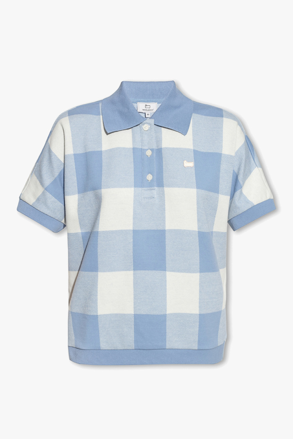 Woolrich Lardini stripe-pattern cotton polo Cap shirt