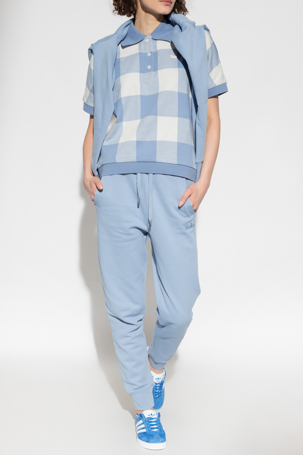 Woolrich Lardini stripe-pattern cotton polo Cap shirt