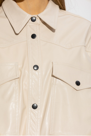 Marant Etoile ‘Berny’ shirt in vegan leather
