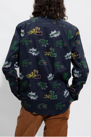 lacoste chest Patterned shirt