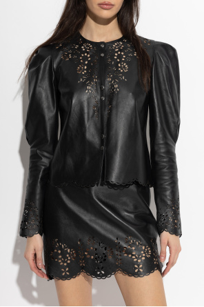 Isabel Marant Leather shirt ‘Nerida’