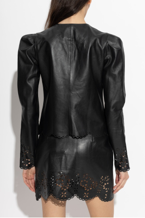Isabel Marant Leather shirt ‘Nerida’